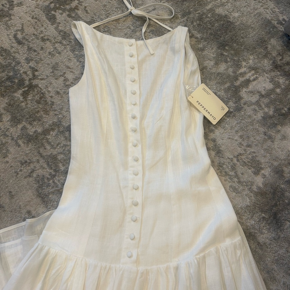 Peppermayo Meggie Linen Dress NWT